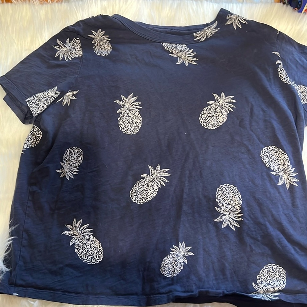 Short sleeve cotton top